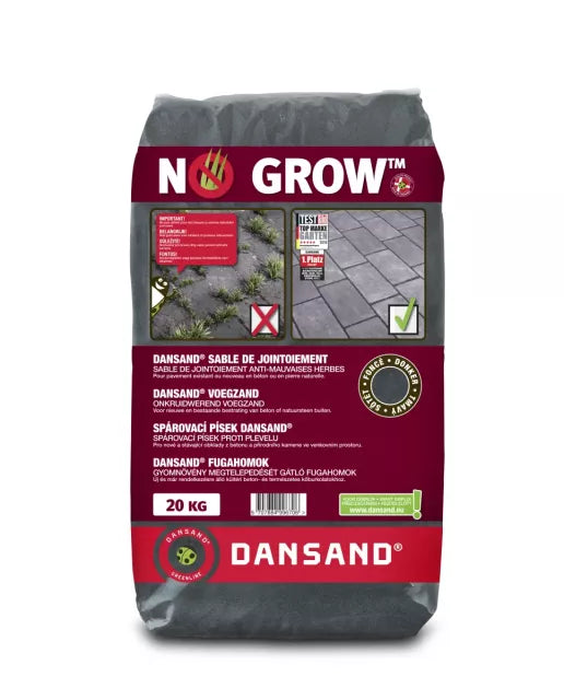 Dansand No Grow Onkruidwerend Voegzand Dark 20kg