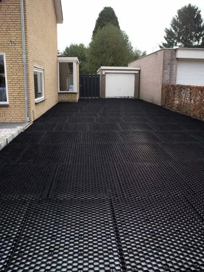 Grindmat met worteldoek EuroGravel Plus Antraciet 120x100x3 cm