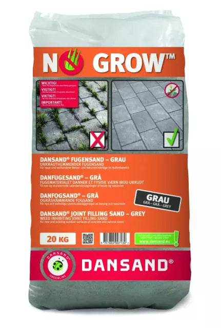 Dansand No Grow Onkruidwerend Voegzand Grey 20kg