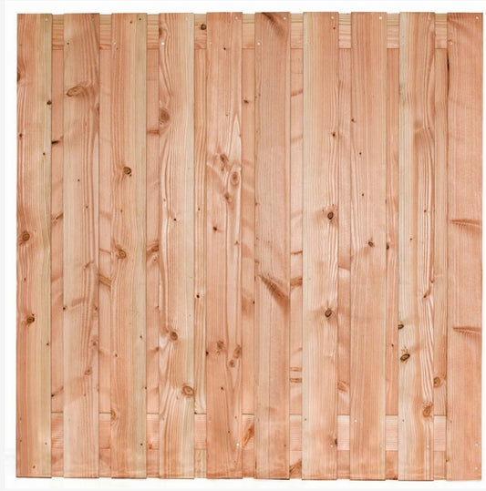 Gardenlux douglas scherm 21 planks/16mm geschaafd/onbehandeld/RVS geschroefd 180x180cm Lima