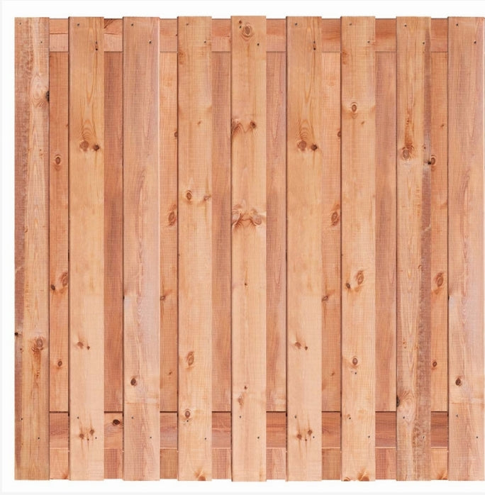 Gardenlux Red Class scherm Breil 19 planks 180x180cm