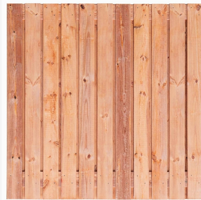 Gardenlux Red Class scherm Laaks 21 planks 180x180cm