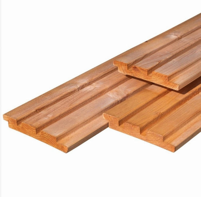 Gardenlux Red Class plank triple profiel 2,2x14x400cm