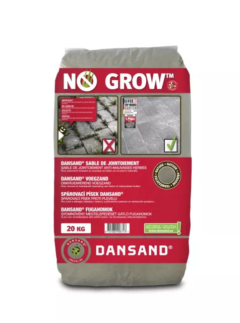 Dansand No Grow Onkruidwerend Voegzand Natural 20kg