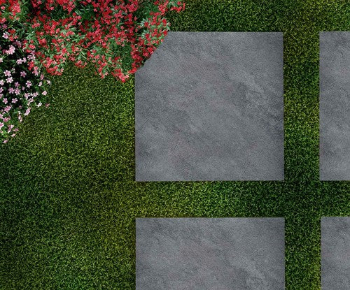 Ceramica Terrazza 59,5x59,5x2cm Limestone anthracite antraciet