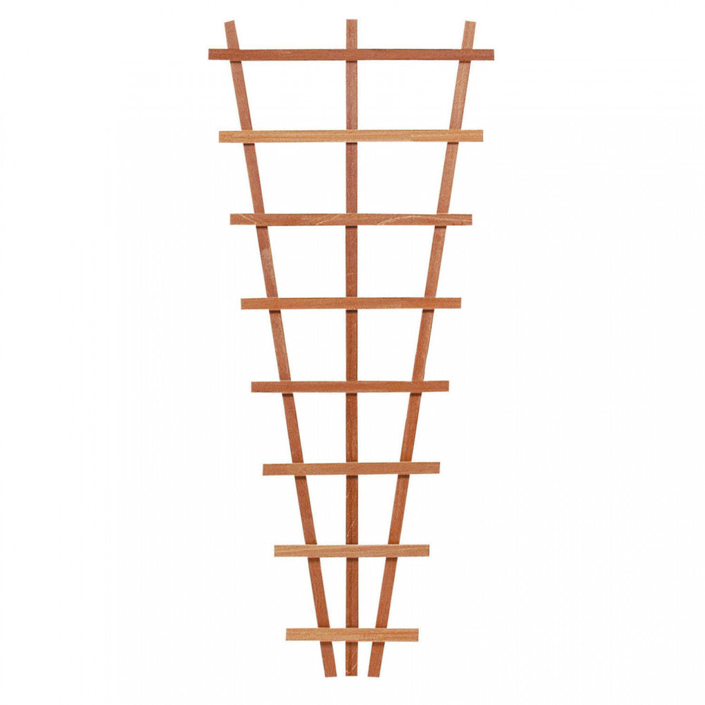 Hardhouten V-trellis 30-65 x 150 cm.