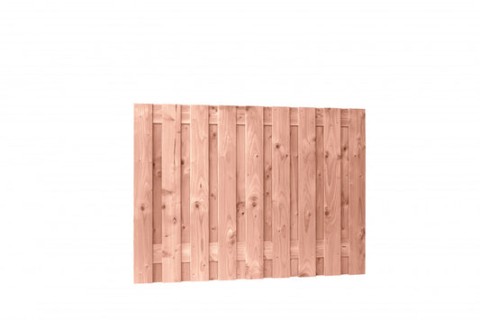 Douglas geschaafd plankenscherm 19-planks 16 mm, 180 x 130 cm, onbehandeld.